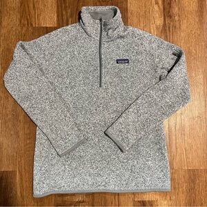 Patagonia women's better sweater 1/4-zip fleece L
